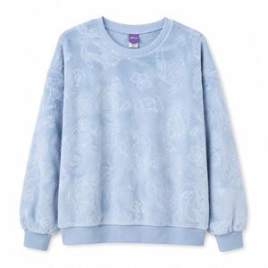 Stitch Women’s Plush Winter Sweater Light Blue Size Juniors Large (11-13) NWOT